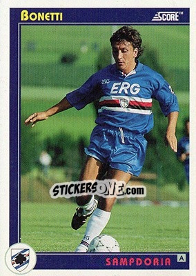 Sticker Bonetti - Italian League 1993 - Score