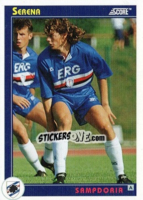 Sticker Serena - Italian League 1993 n. 305 - Score