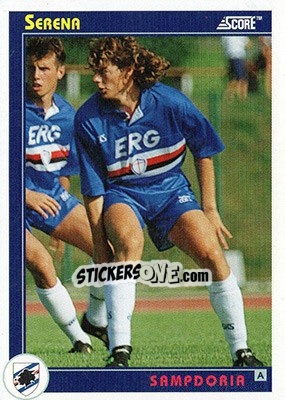 Sticker Serena - Italian League 1993 - Score