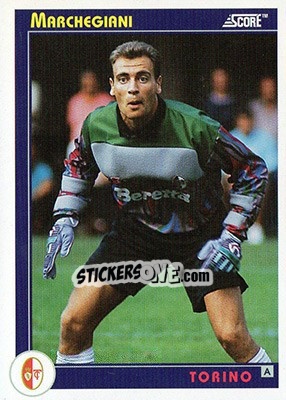 Sticker Marchegiani - Italian League 1993 n. 308 - Score