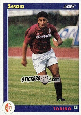 Cromo Sergio - Italian League 1993 - Score