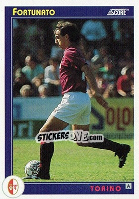 Sticker Fortunato - Italian League 1993 n. 311 - Score