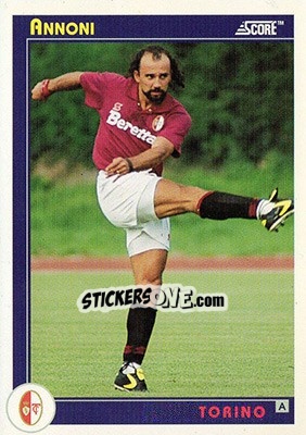Cromo Annoni - Italian League 1993 - Score