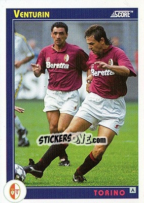 Sticker Venturin - Italian League 1993 - Score