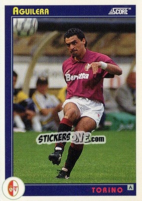 Cromo Aguilera - Italian League 1993 - Score