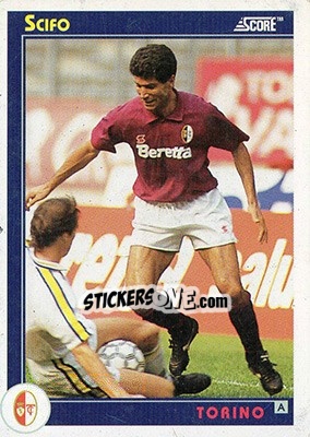 Figurina Scifo - Italian League 1993 - Score