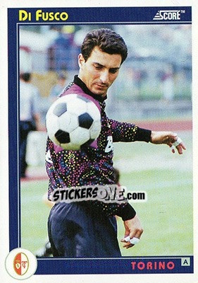 Figurina Di Fusco - Italian League 1993 - Score