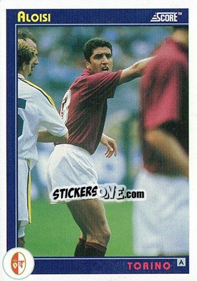 Sticker Aloisi - Italian League 1993 n. 320 - Score