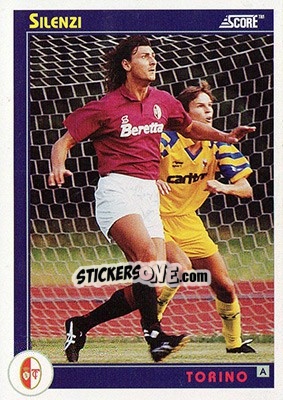 Figurina Silenzi - Italian League 1993 n. 323 - Score