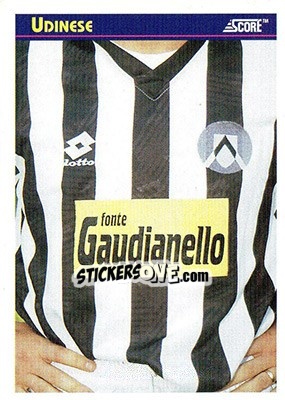 Figurina Udinese - Italian League 1993 - Score