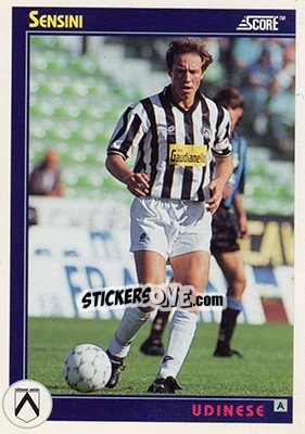 Sticker Sensini - Italian League 1993 - Score