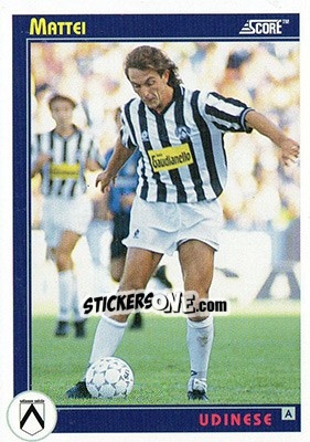 Sticker Mattei - Italian League 1993 n. 332 - Score