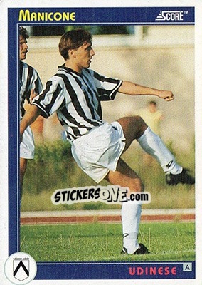 Cromo Manicone - Italian League 1993 - Score