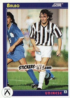 Figurina Balbo - Italian League 1993 - Score