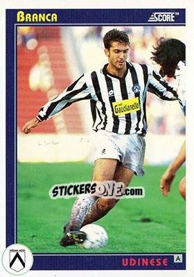 Sticker Branca - Italian League 1993 - Score