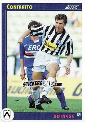 Sticker Contratto - Italian League 1993 n. 338 - Score