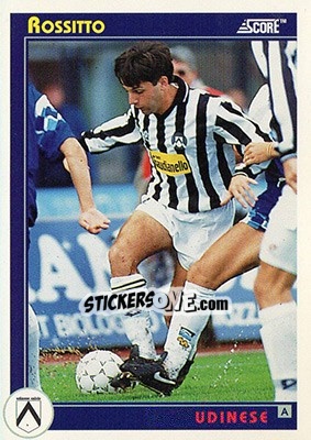 Sticker Rossitto - Italian League 1993 - Score