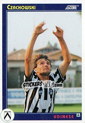 Sticker Czachowski - Italian League 1993 n. 341 - Score