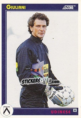 Sticker Giuliani - Italian League 1993 - Score