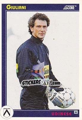 Sticker Giuliani - Italian League 1993 n. 342 - Score