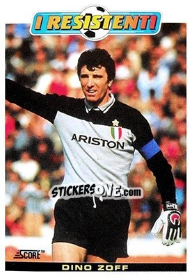 Sticker Zoff - Italian League 1993 n. 343 - Score