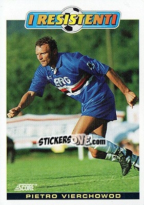 Sticker Vierchowod - Italian League 1993 - Score