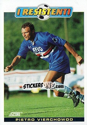 Sticker Vierchowod - Italian League 1993 n. 347 - Score