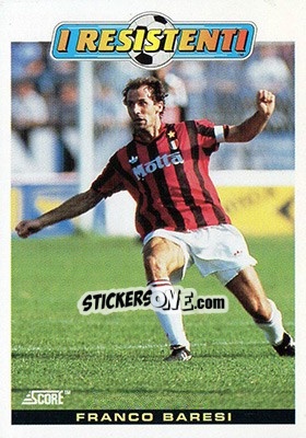 Sticker F.Baresi - Italian League 1993 n. 351 - Score
