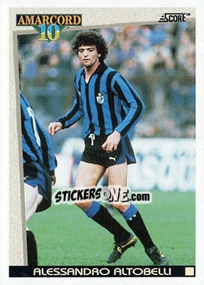 Sticker Altobelli - Italian League 1993 n. 356 - Score