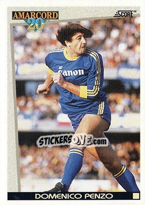 Sticker Penzo - Italian League 1993 - Score