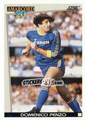 Sticker Penzo - Italian League 1993 n. 357 - Score