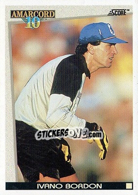 Sticker Bordon - Italian League 1993 n. 359 - Score