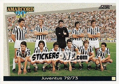 Figurina Juventus 72/73