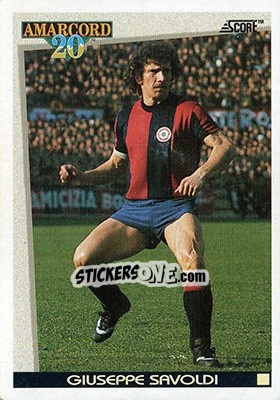 Sticker Savoldi - Italian League 1993 - Score