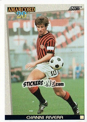 Sticker Rivera - Italian League 1993 - Score