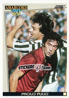 Sticker Pulici - Italian League 1993 - Score