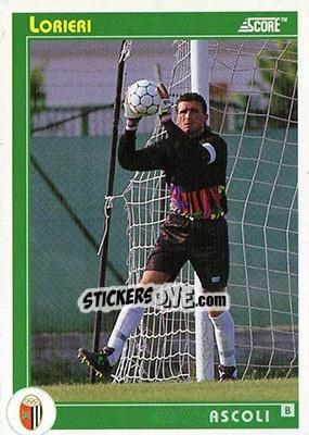 Sticker Lorieri - Italian League 1993 - Score