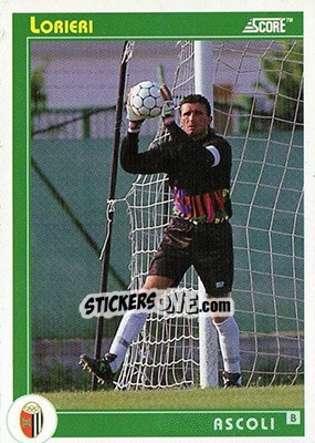 Sticker Lorieri - Italian League 1993 n. 370 - Score