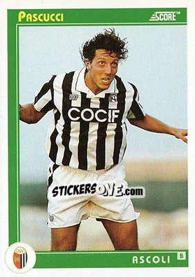 Cromo Pascucci - Italian League 1993 - Score