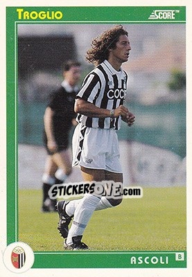 Sticker Tragilo - Italian League 1993 n. 372 - Score