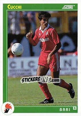 Sticker Cucchi - Italian League 1993 - Score