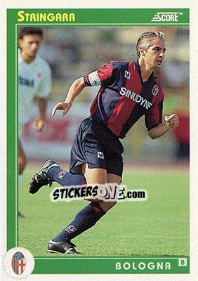 Sticker Stringara - Italian League 1993 n. 381 - Score