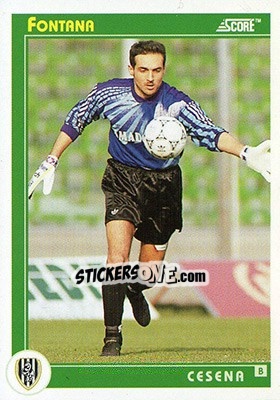 Sticker Fontana - Italian League 1993 - Score