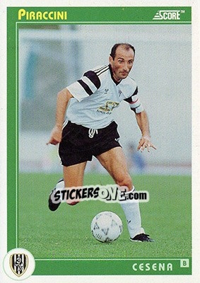 Cromo Piraccini - Italian League 1993 - Score