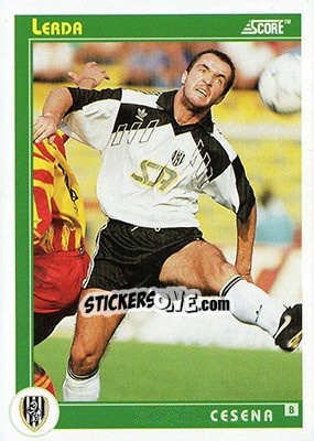 Sticker Lerda - Italian League 1993 n. 386 - Score
