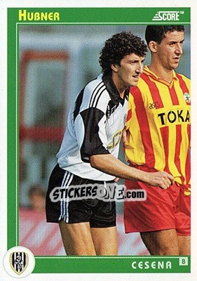 Sticker Hubner - Italian League 1993 n. 387 - Score