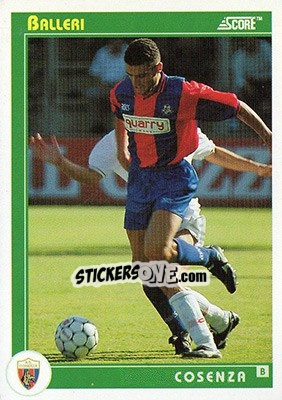 Sticker Balleri - Italian League 1993 n. 389 - Score