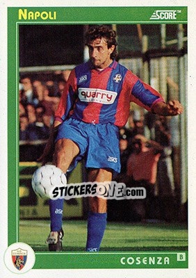 Sticker Napoli - Italian League 1993 - Score