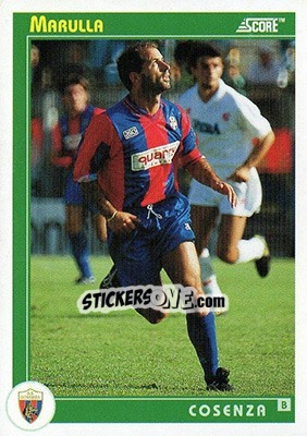 Cromo L.Marulla - Italian League 1993 - Score