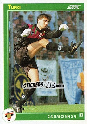Sticker Turci - Italian League 1993 - Score